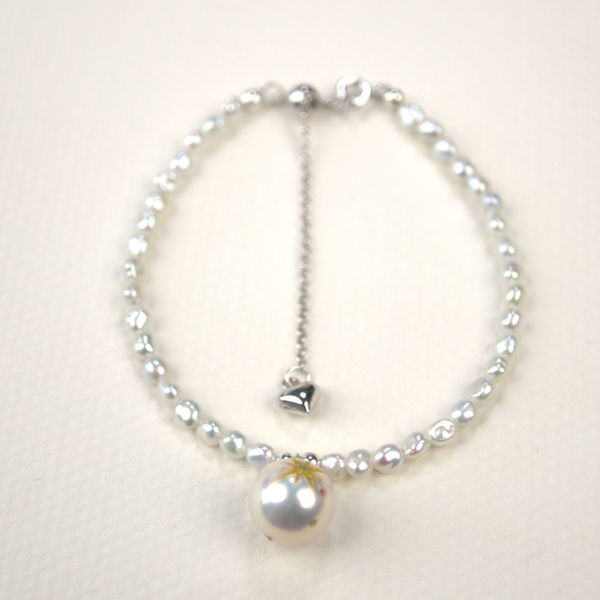 White Pearl Bracelet